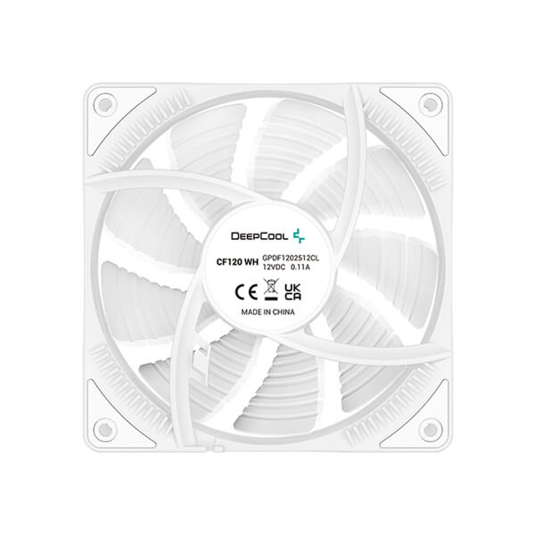 DeepCool CF120 White 120mm ARGB Cabinet Fan (Single Pack)